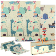 Tappeto da gioco per bambini ¨C Minimal ¨C Multicolore 196x176x1.5 cm