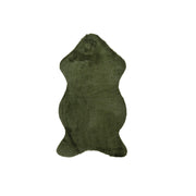 Tappeto coniglio pelo lungo verde