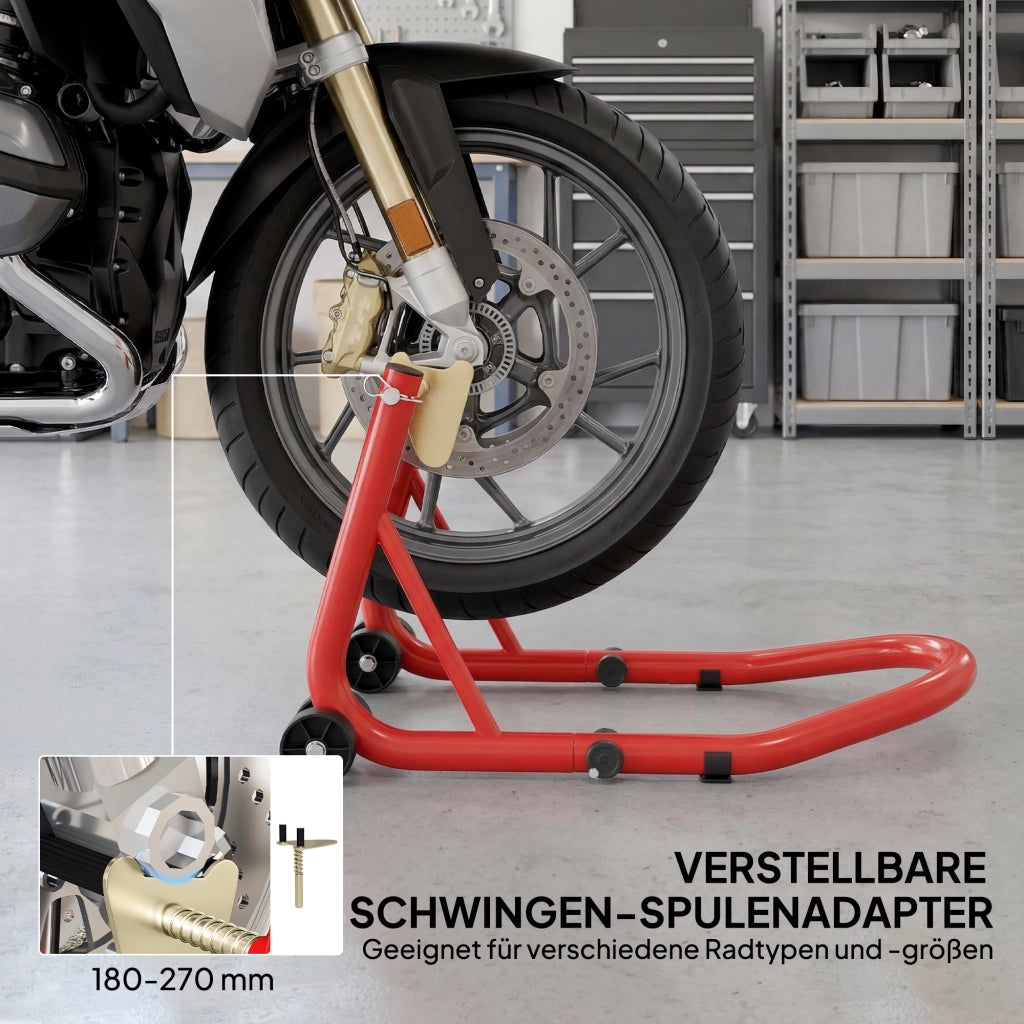 Cavalletto per moto anteriore ¨C Minimal ¨C Rosso