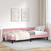 Cornice del letto ad angolo con testiera Rosa 80 cm x 200 cm