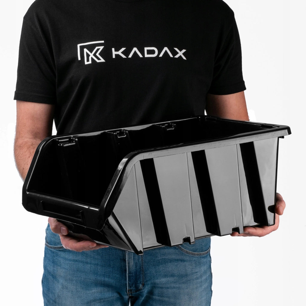 Vassoio organizer in plastica KADAX per officina, dimensioni 490x298x210 mm