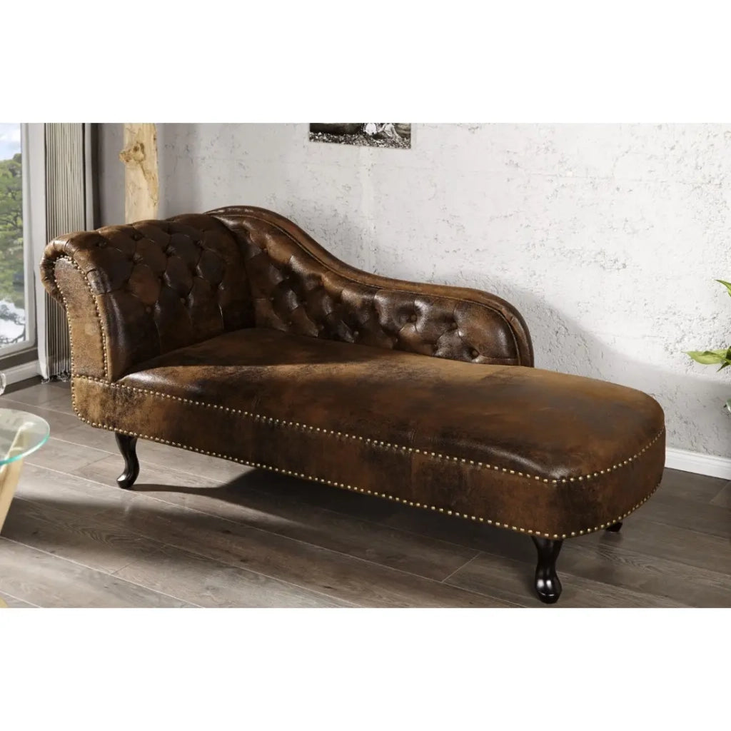 Méridienne EDGAR – Marrone – Stile barocco