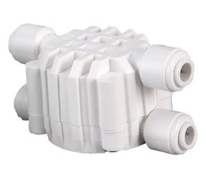 Valvola Auto SHUT- OFF a 4 Vie con Attacchi Rapidi 1/4