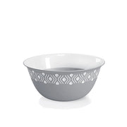 Ciotola Insalatiera in Plastica Tosca Bianco Grigio 13 cm Stefanplast