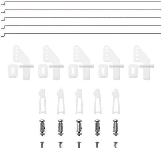 Accessori per modellismo - Stabilizzatori per modelli aerei - Manubri di controllo - 1,2 x 200 mm - Stabilizzatori - Adatti per modellisti - Parti di ricambio per modelli aerei