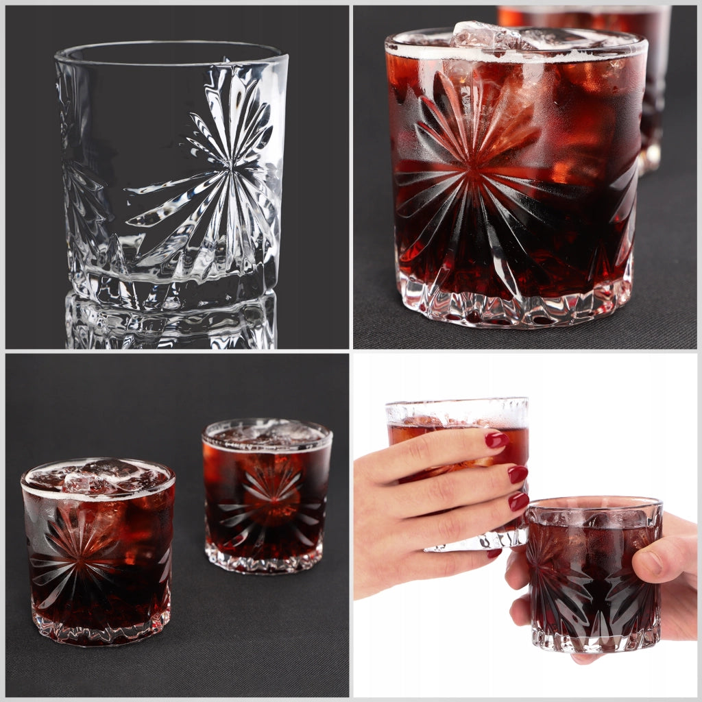 Set di 6 bicchieri da whisky KADAX Literatka da 300 ml