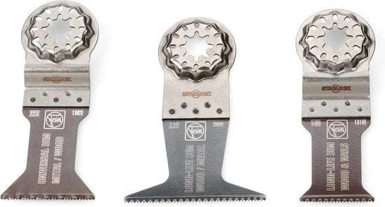 Set di Lame Za e Taglio per Legno e Metallo Starlock - Pacchetto da 3