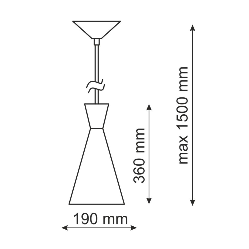 Lampada a sospensione Modern nero/oro E27 Polux 305466