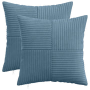 Federa 2 pcs ALMELO Blu 40 x 40 cm corduroy 914188