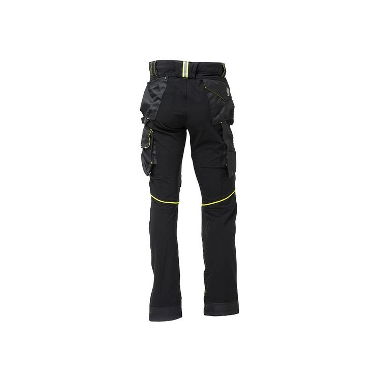 U-POWER PANTALONE ATOM SLIM FIT NERO-GIALLO TG.L- 1,0 pz