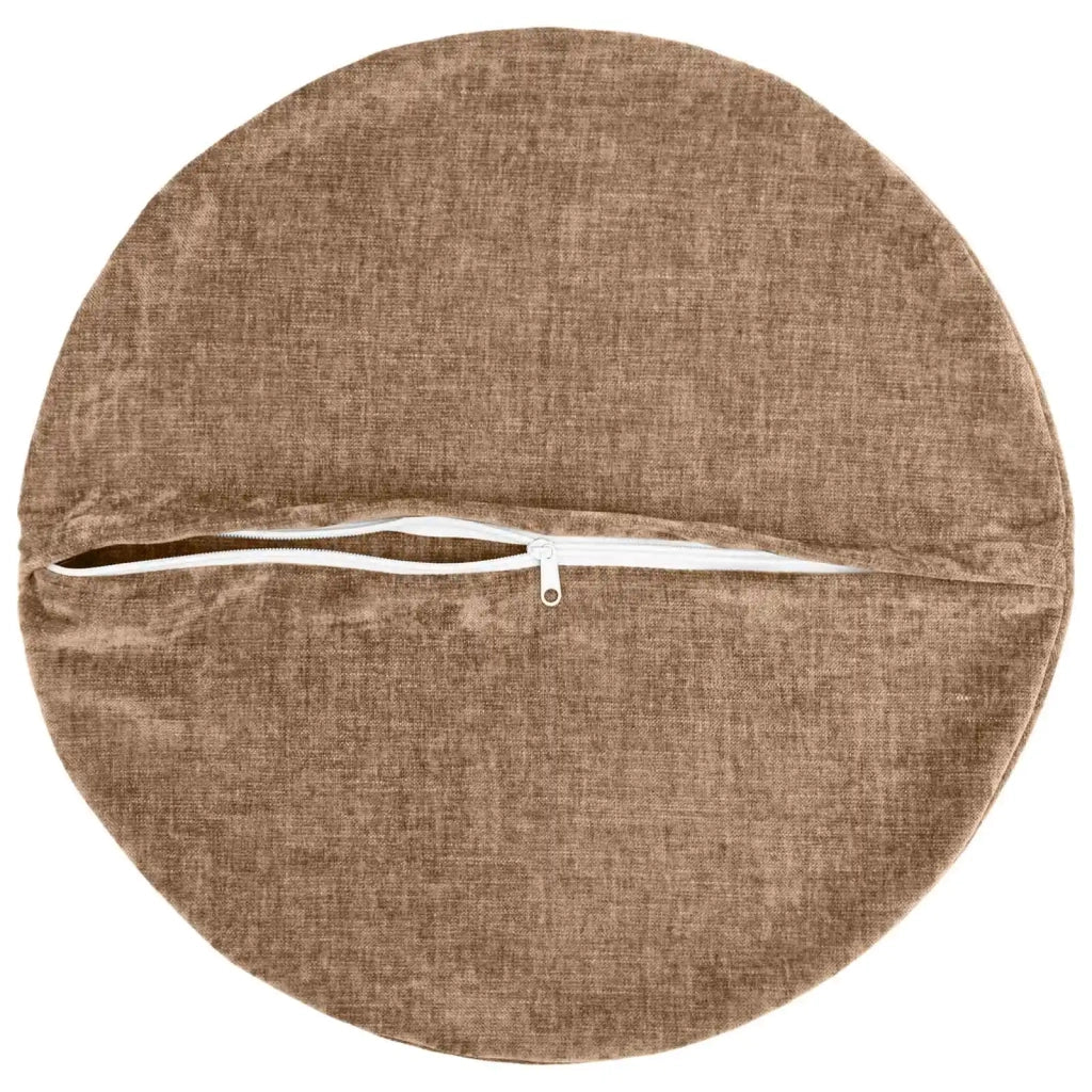 Federa 6 pz HEERLEN Marrone Ø 50 cm Tessuto Chenille 922642
