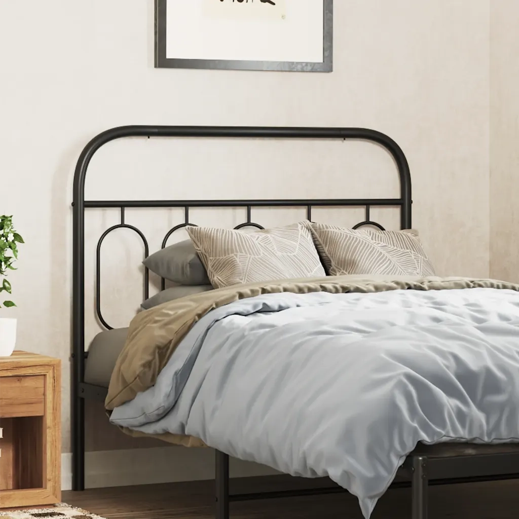 Testiera di Ricambio in Metallo Nero 100 cm 377146