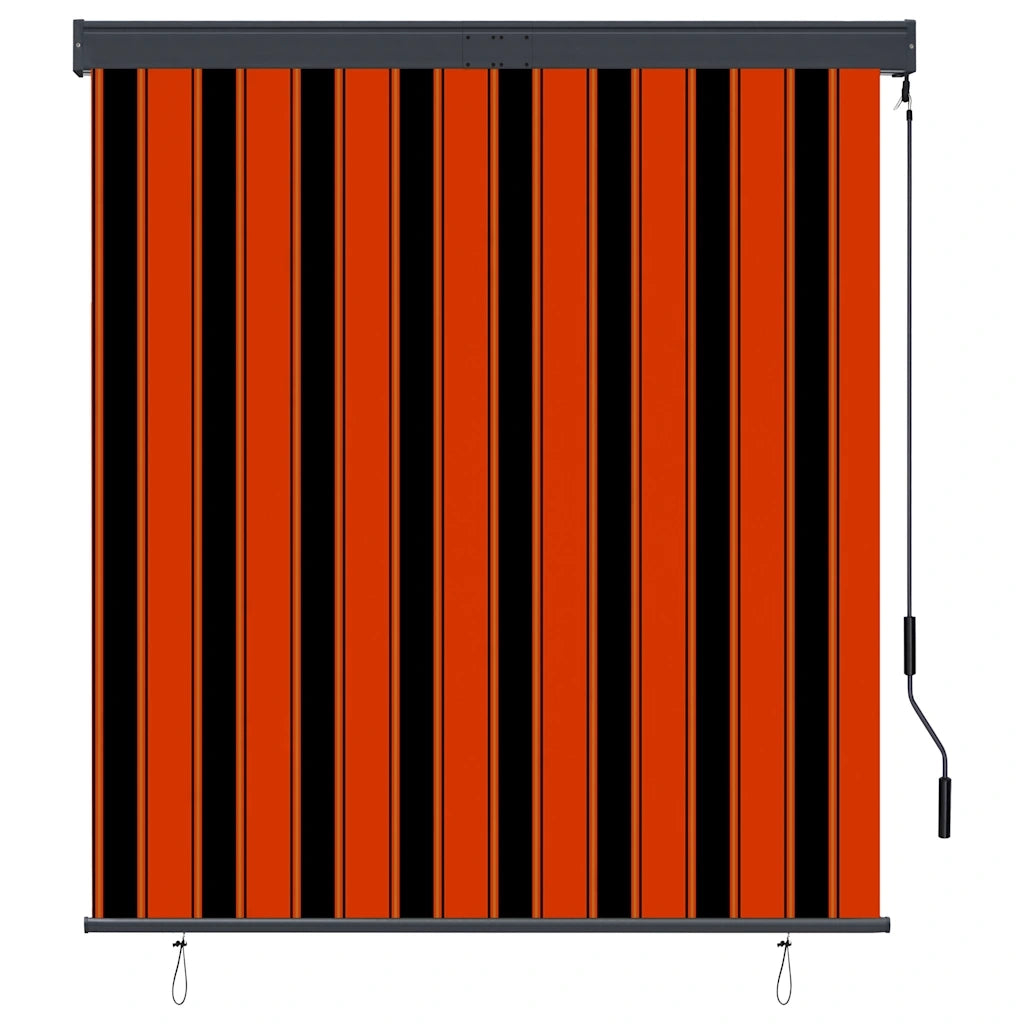 Tenda a Rullo per Esterni 140x250 cm Arancione e Marrone 145972