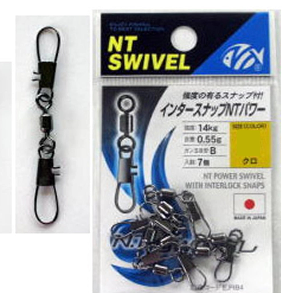 Girella doppio moschettone size 8 nt swivel
