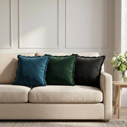 Cuscino con cuscino HOUTEN 12 pz Verde Scuro Velluto 932790