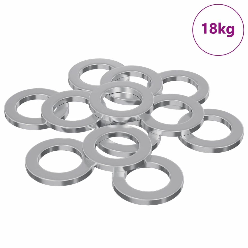 Rondelle 50000 pcs Argento Ferro