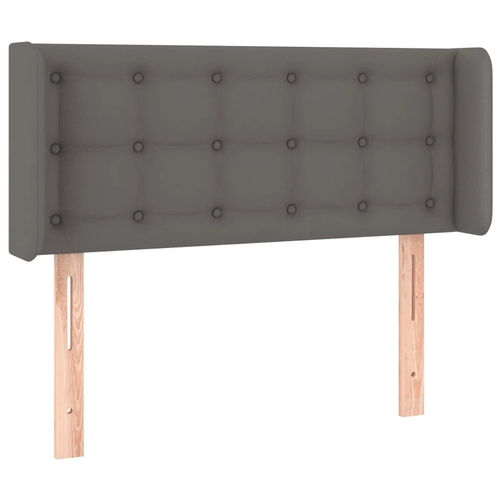 Testiera a LED-Testata con LED Grigio 83x16x78/88 cm in Similpelle 223473