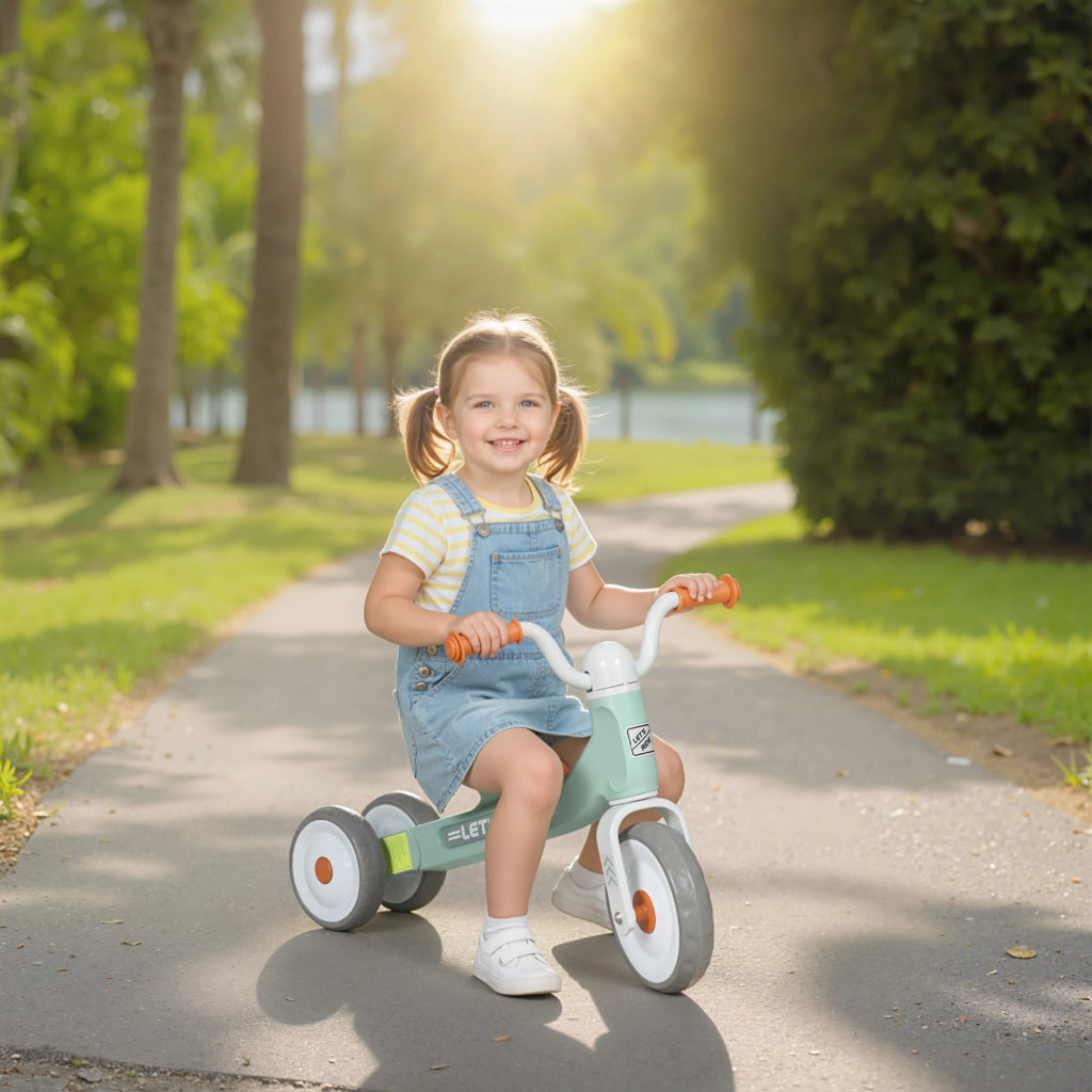 Bicicletta senza pedali per bambini 1-3 anni ¨C Xylo ¨C Verde 69x40x49cm