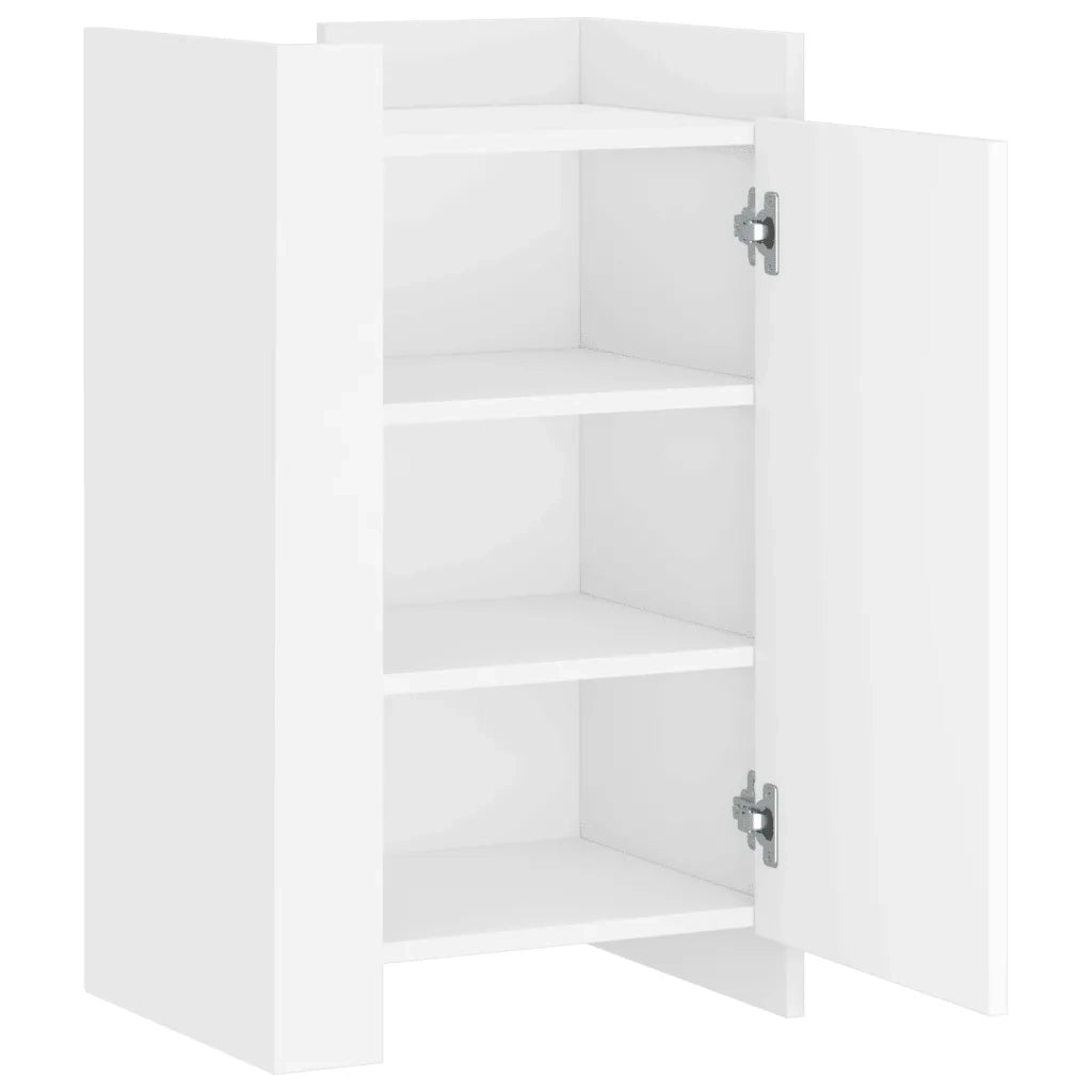Credenza Bianca 45x35x75 cm in Legno Multistrato 848395