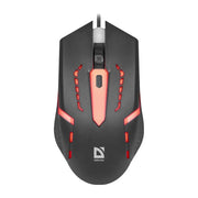 MOUSE DEFENDER FLASH MB-600L OTTICO LED 1200dpi 4P