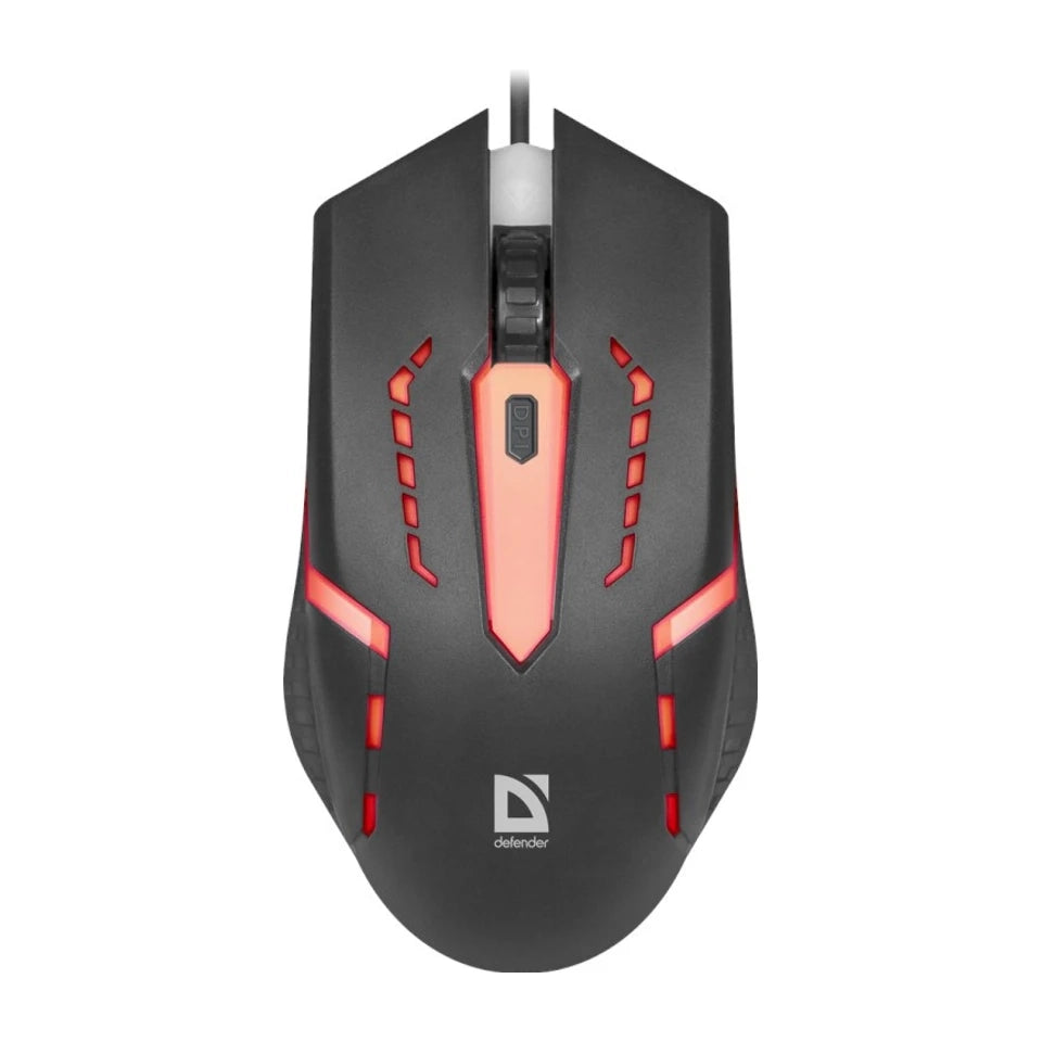 MOUSE DEFENDER FLASH MB-600L OTTICO LED 1200dpi 4P