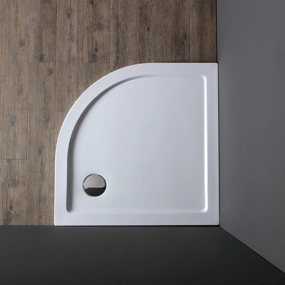 Piatto doccia semicircolare 80 cm acrilico