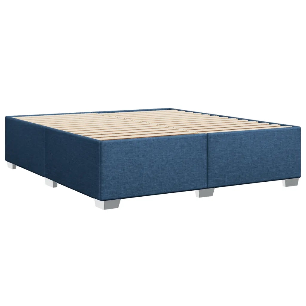 Giroletto senza Materasso Blu 200x200 cm in Tessuto 3284505