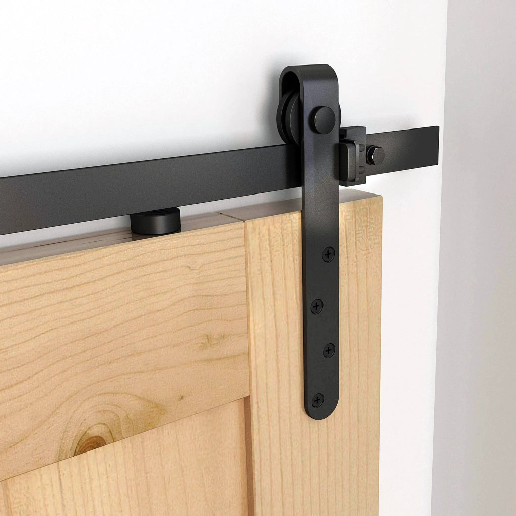 Sistema scorrevole per porte ¨C Minimal ¨C nero acciaio