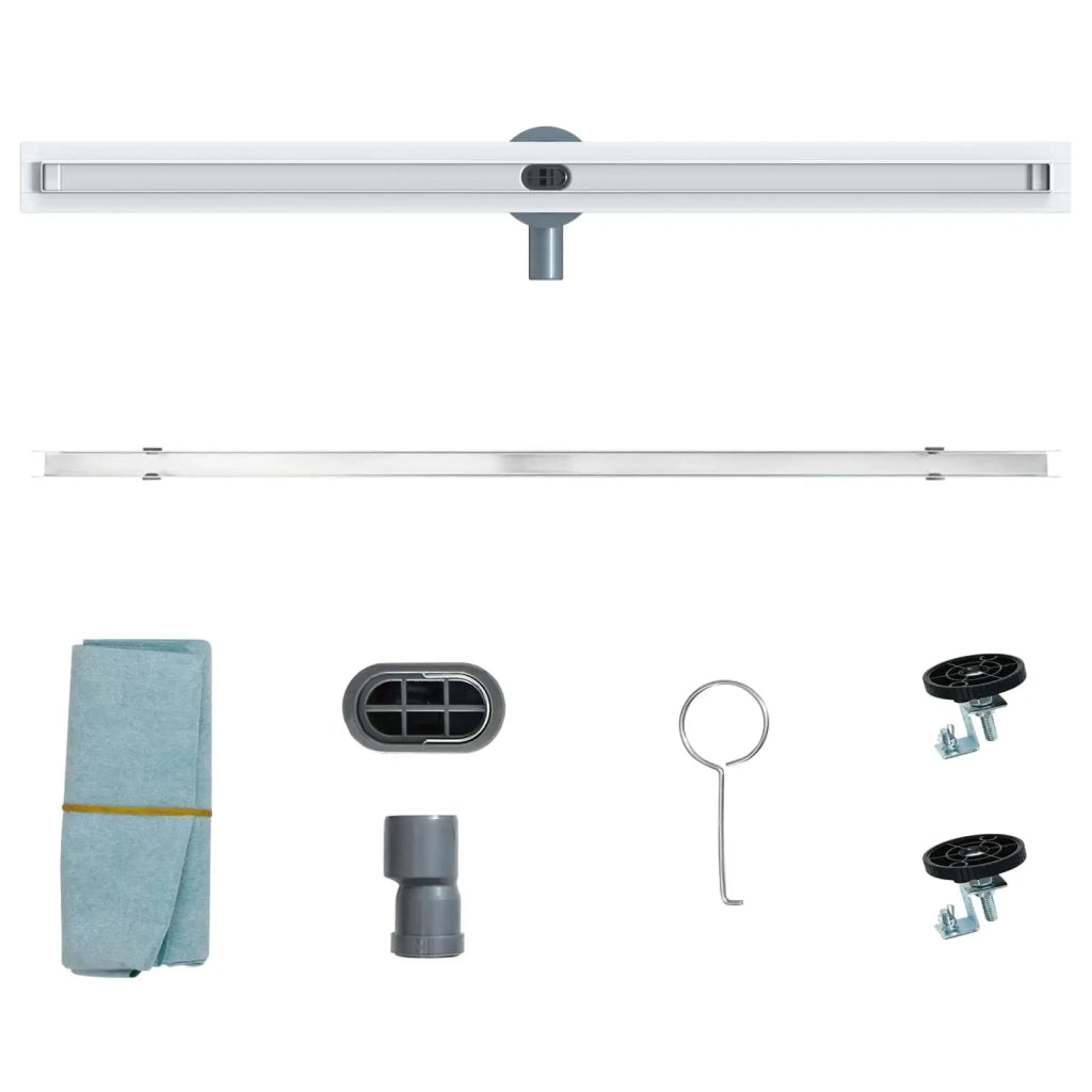 Scolascale per doccia a 360¡ã con modello slim Argento 100 cm CFW7499257