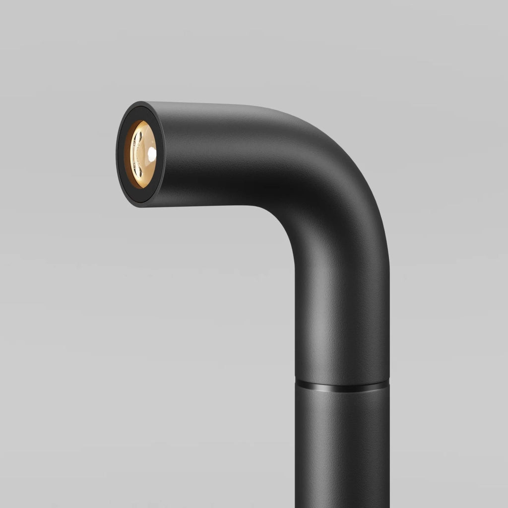 Maytoni Illuminazione da esterno moderna Sleek 1 luce LED integrato IP65 grafite metallo
