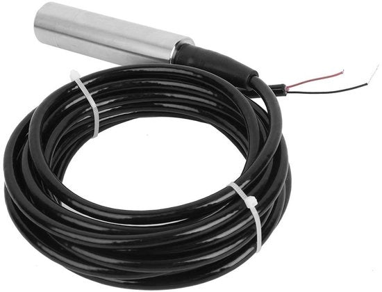 Detector di acqua per livello di liquido - Sensore Trasmettitore - 24 VDC - 4-20 MA - 0 a 2 Metri di Raggio - Adatto per TL-136 - Sensore di acqua - Detector - Output di segnale.