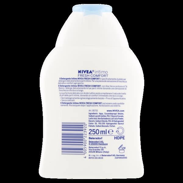 NIVEA DETERGENTE INTIMO FORMATO DA 250ML FRESH COMFORT
