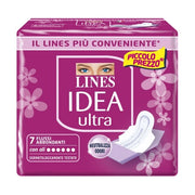 LINES IDEA ULTRA ASSORBENTI FLUSSO ABBONDANTE 7+1PZ OKY