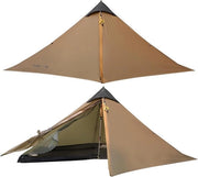 Tenda Ultraleggera Acquatica per 1 Persona - Doppia Parete 3 Stagioni Tenda da Campeggio