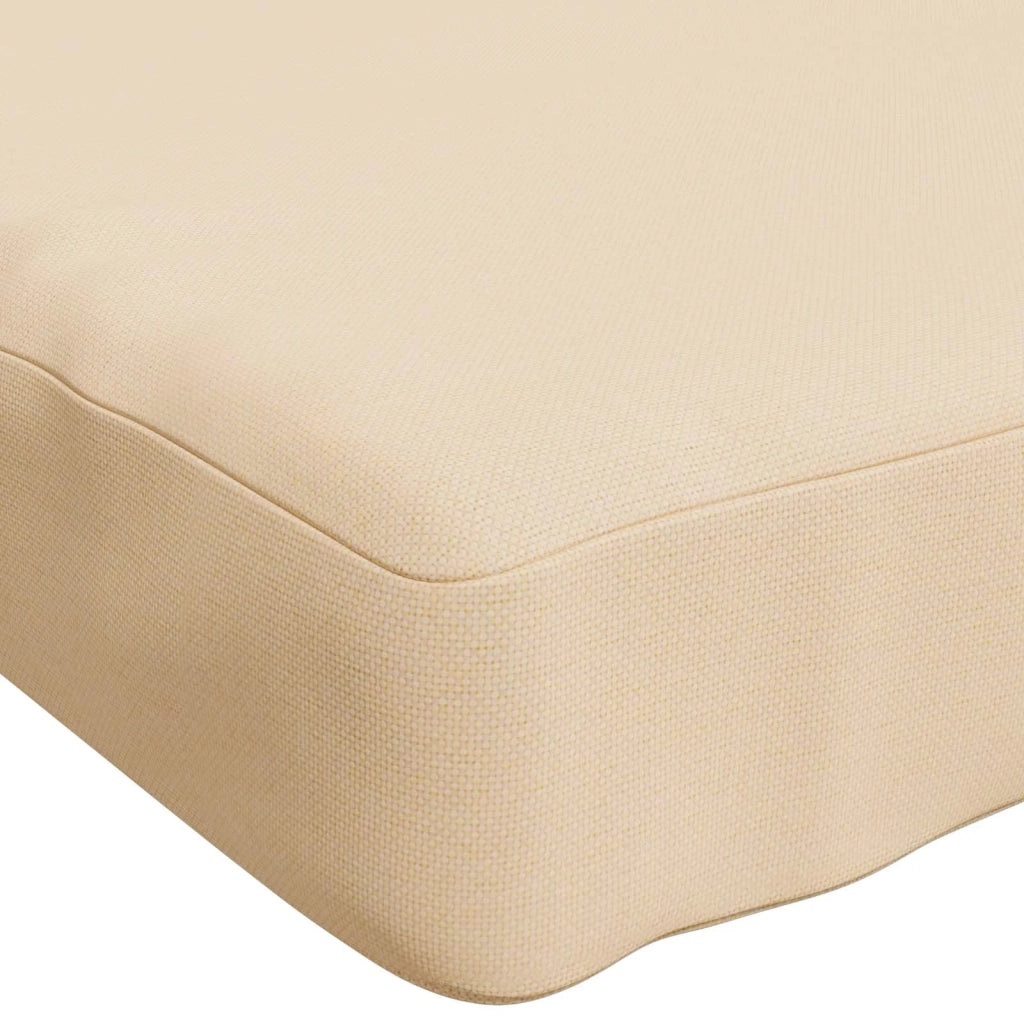 Cuscini per Panchina a 2 Pezzi VUGHT 2 pz 100% Poliestere Crema 951481