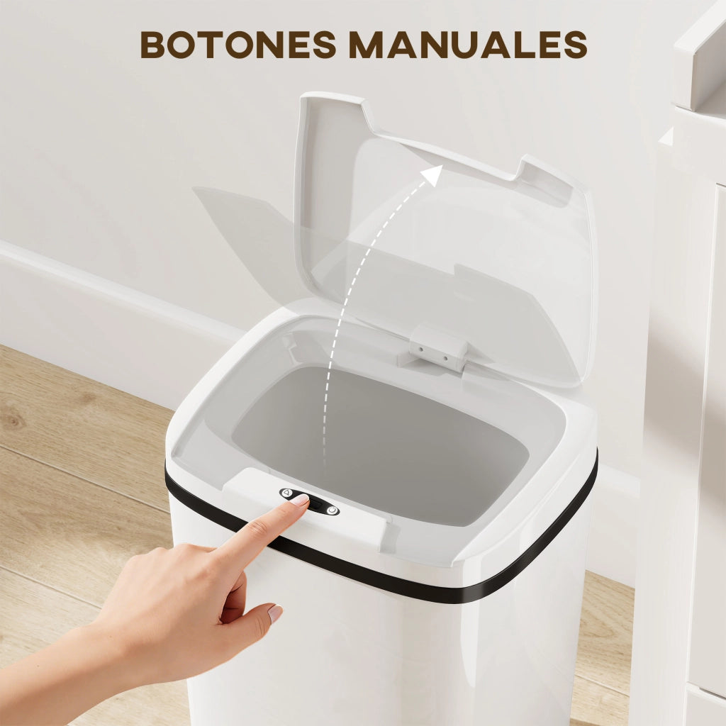 Cestino da Cucina Automatico 15 L ¨C Minimal ¨C Bianco