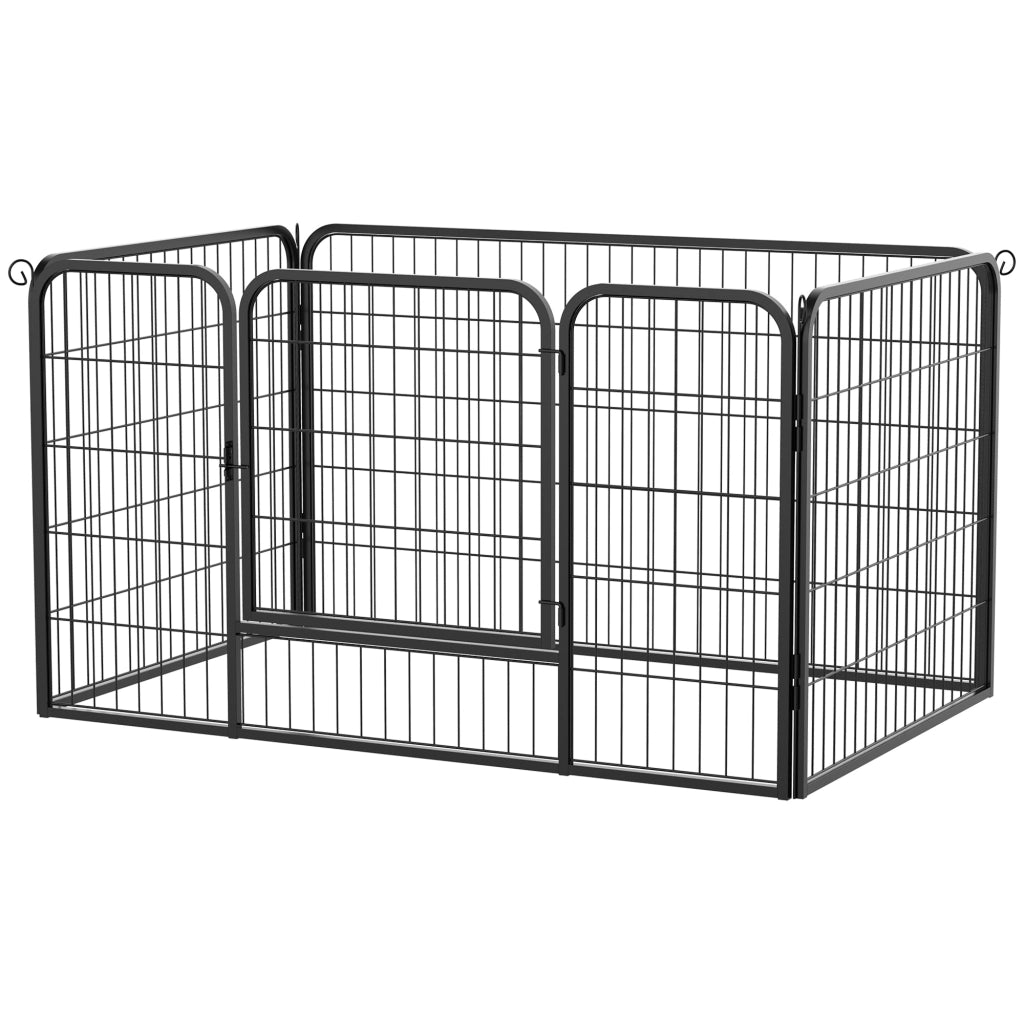 Recinto per Animali Modulabile ¨C zephmum ¨C Nero 125x70 cm