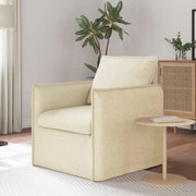 Divano Crema 195 x 82 x 85 cm Tessuto
