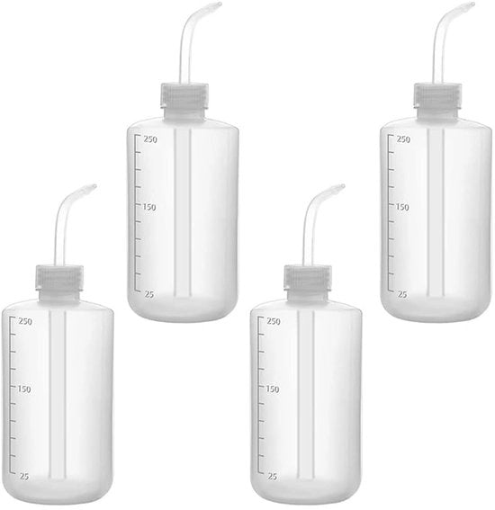 Set di centrifughe a quattro componenti - Bottiglie in plastica 250 ml - Regolatori per interni - Bottiglie di sicurezza - Controllo irrigazione - Alloggiamento flessibile - Drenaggio