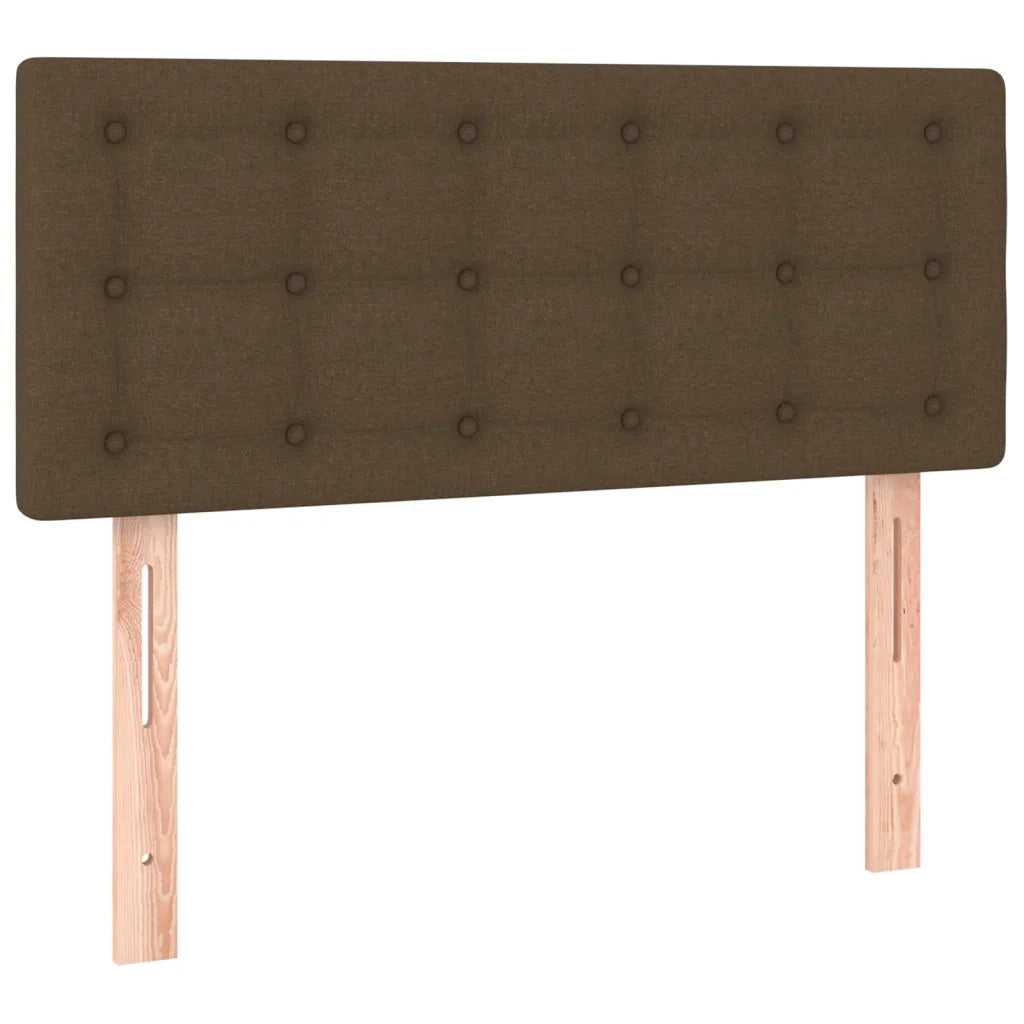 Testiera Marrone Scuro 100x5x78/88 cm in Tessuto