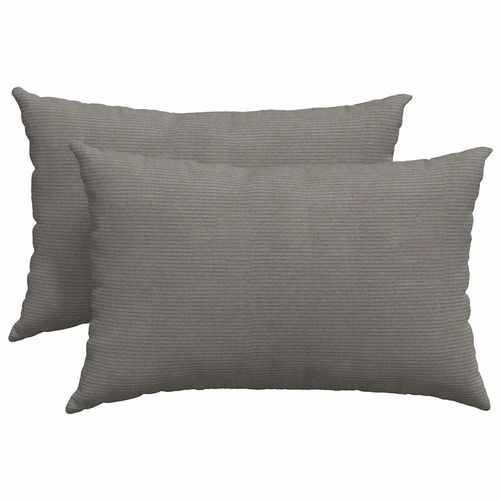 Cuscini da Divano 2 pz | Cuscini per sedie Grigio chiaro 60 x 40 cm