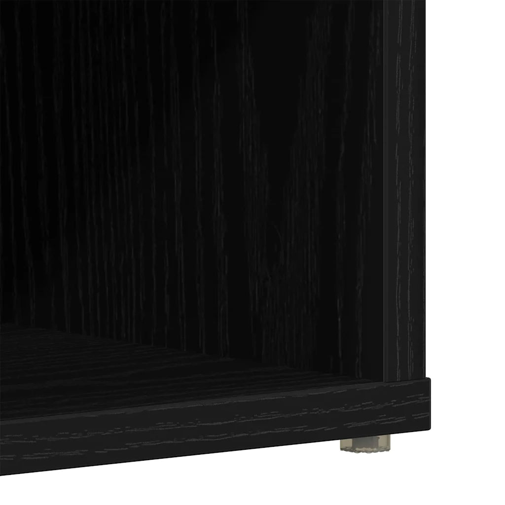 Mobile per scarpe 2 pcs Rovere Nero 52 x 30 x 50,5 cm 862790