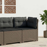 Divano da Giardino a 1 Posto con Cuscini Aspetto Rattan PP 8011845