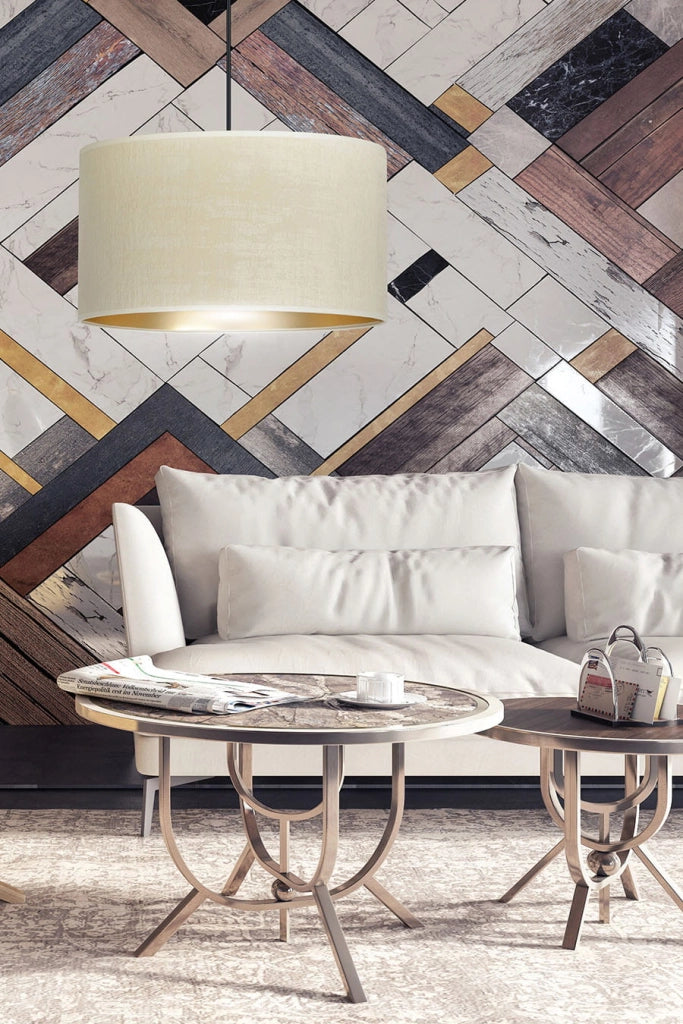 Lampada a sospensione Emibig Hilde Ø35 crema E27 dimmer