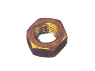 DADO ESAGONALE MEDIO IN OTTONE- - mm.10 - 25 pezzi