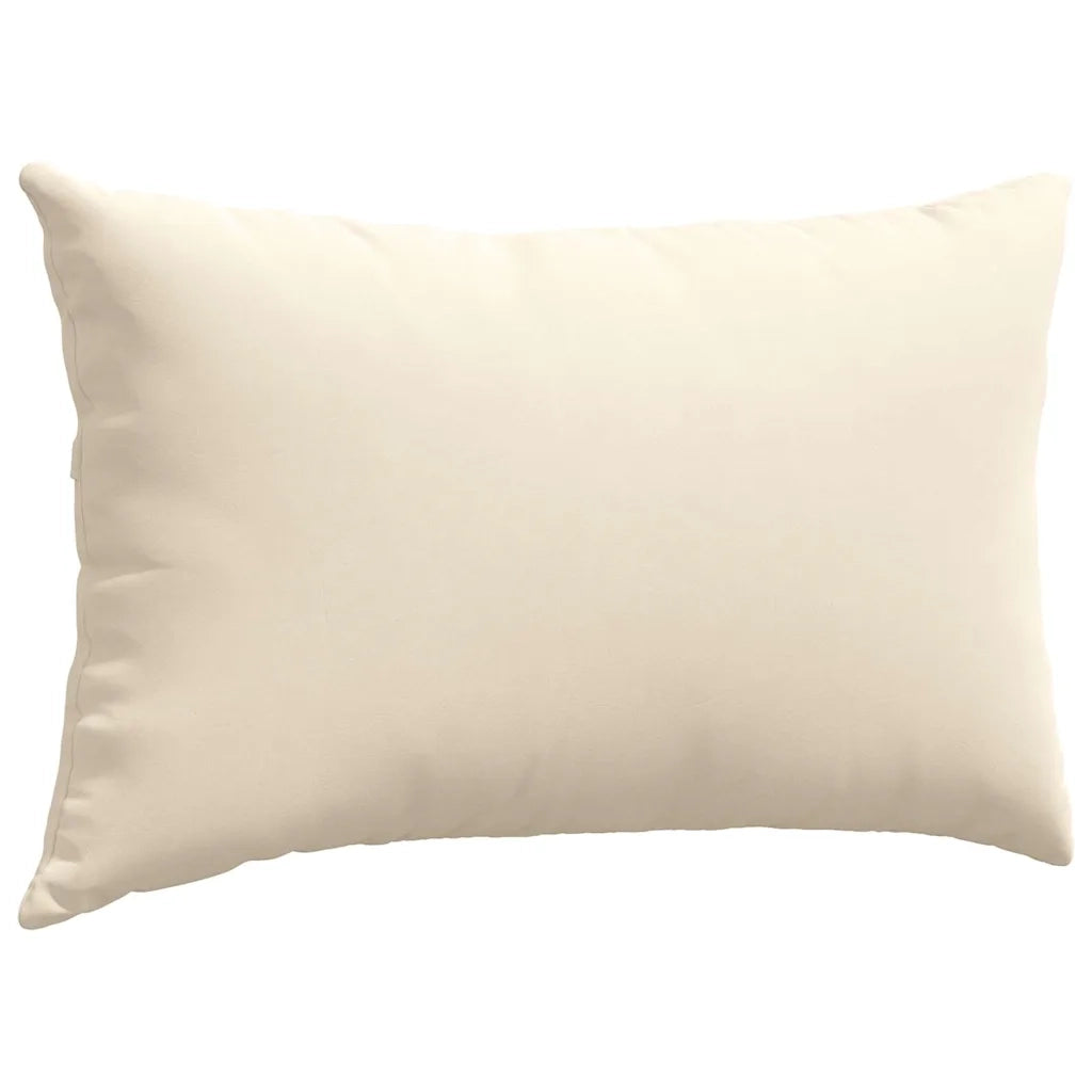 Cuscini da Divano 2 pcs Beige 50 x 30 cm Tessuto 42013644