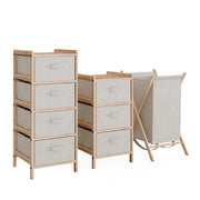 Set di mobili da bagno Bruno Beige 3 parti Vicco