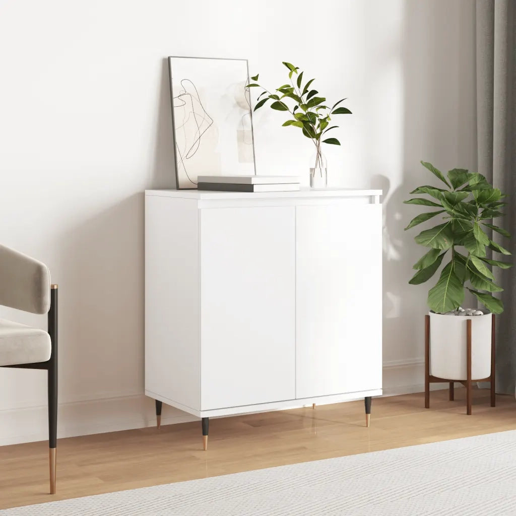Credenza Bianca 60x35x70 cm in Legno Multistrato 827148