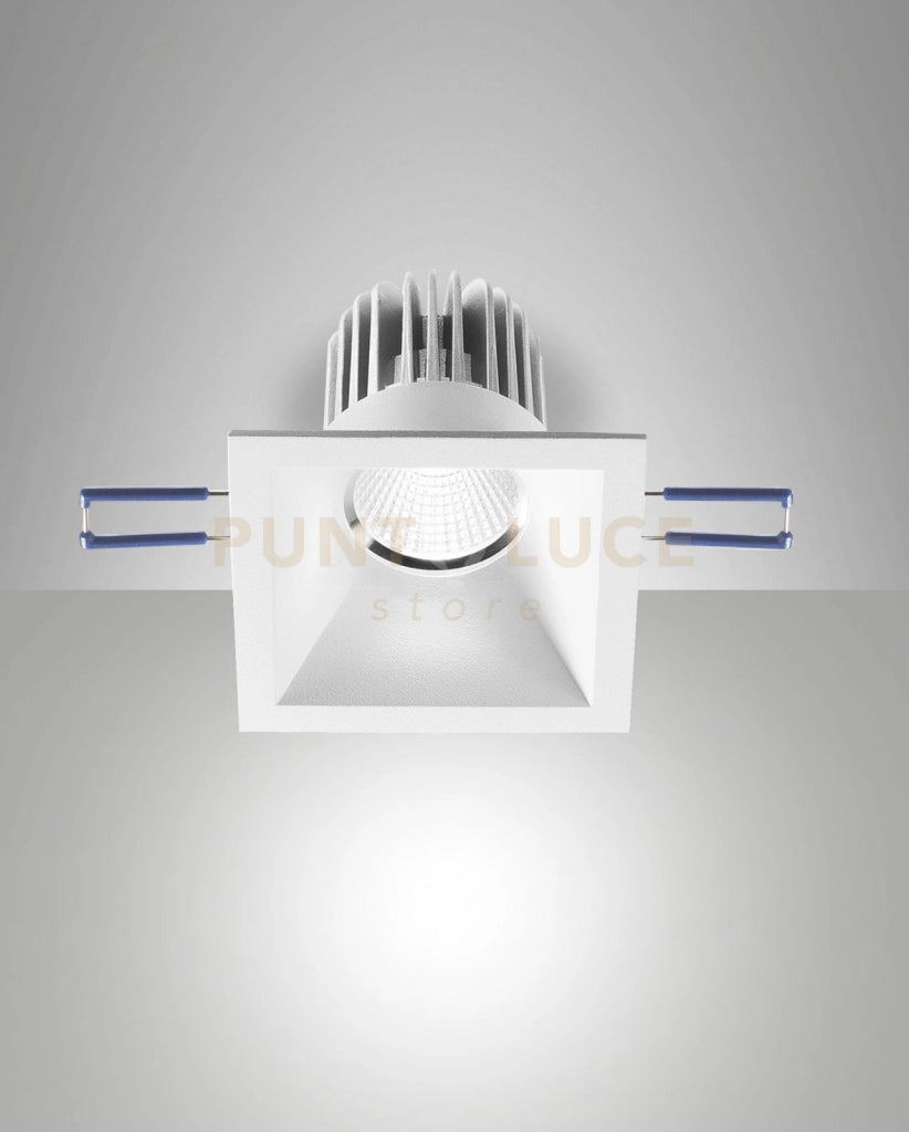 SIGMA SYSTEM INCASSO QUADRATO ARRETRATO FISSO A LED  7W 3000K 800LM IP40