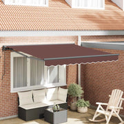 Struttura della tenda Marrone 300 x 250 cm 3329958